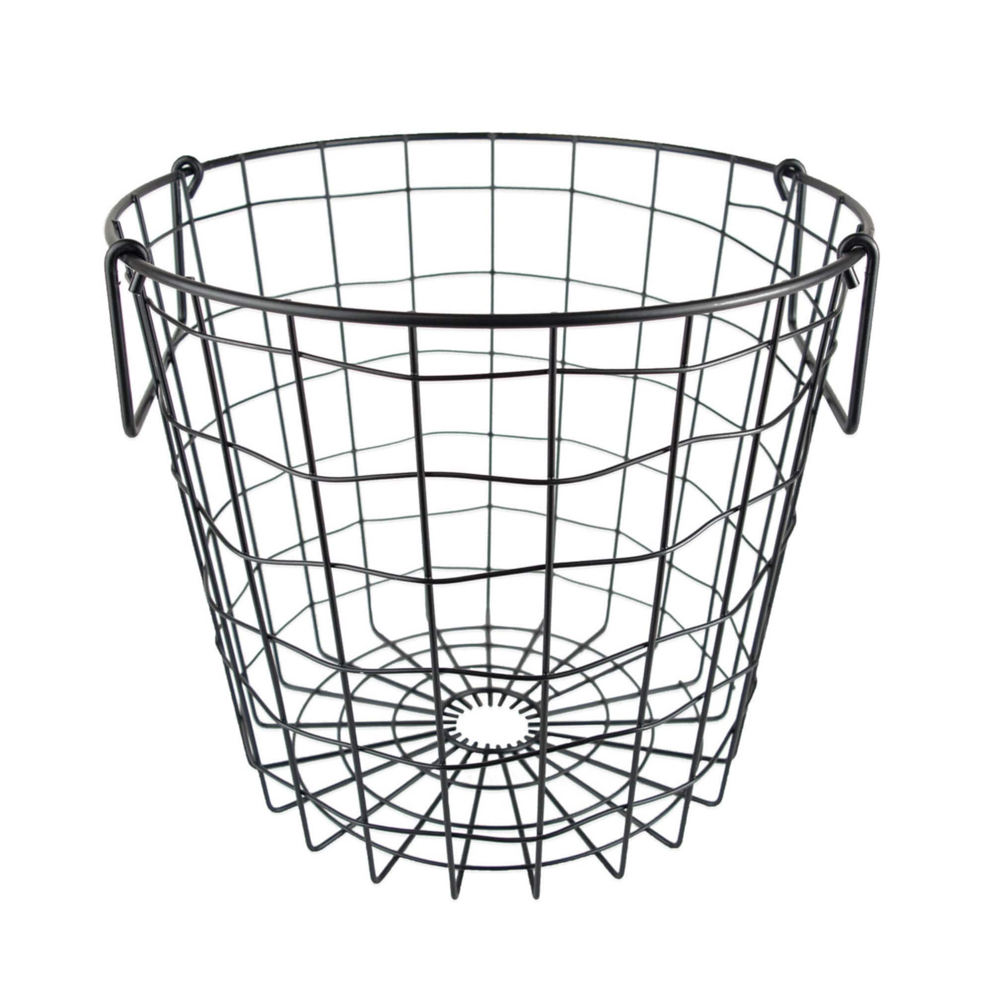 DII® 10" Black Round Metal Basket